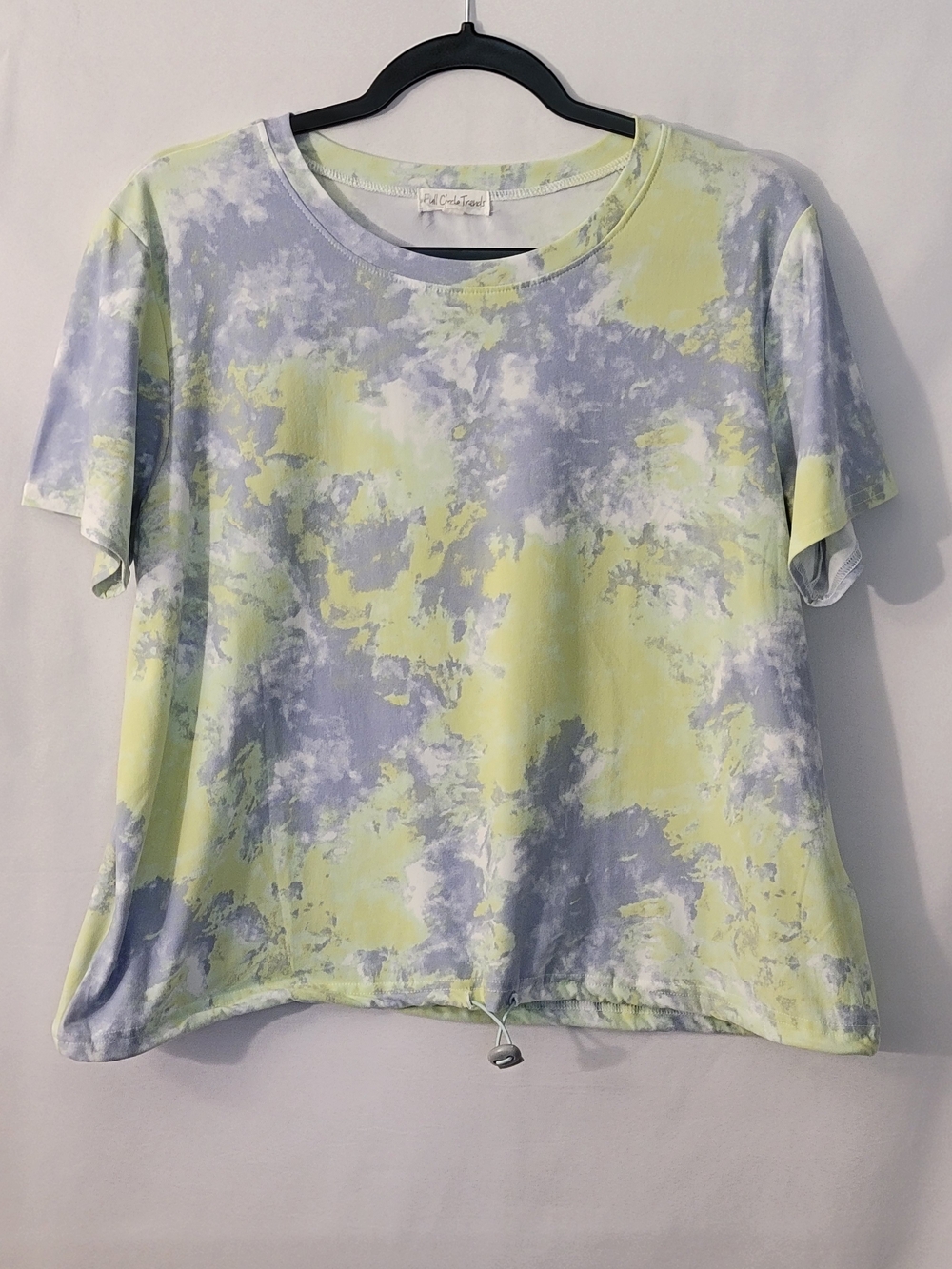 Full Circle Trends Pastel Tie-Dye Short Sleeve Tee Size XL